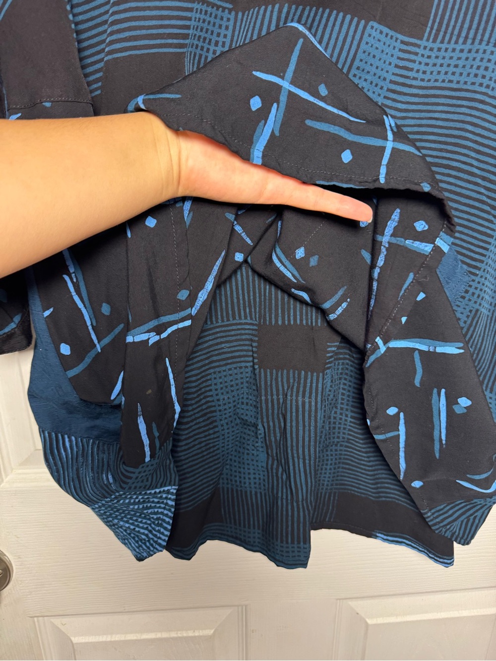 Lyng Designs "Kiana" Pocket Tunic Top Art to Wear Artsy Lagenlook Quirky Boho - Picture 9 of 12